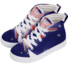 Australia Flag Country National Kids  Hi-top Skate Sneakers by Sapixe