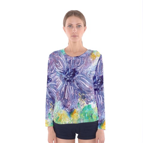 Original Abstract Art Women s Long Sleeve Tee by scharamo