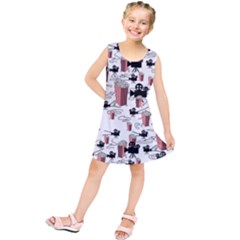 Movies And Popcorn Kids  Tunic Dress by bloomingvinedesign