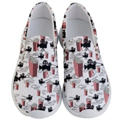 Movies And Popcorn Men s Lightweight Slip Ons by bloomingvinedesign