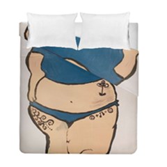 Sassy Duvet Cover Double Side (full/ Double Size) by Abigailbarryart