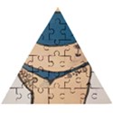 Sassy Wooden Puzzle Triangle View1