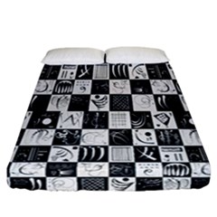 J 8 Fitted Sheet (california King Size) by ArtworkByPatrick