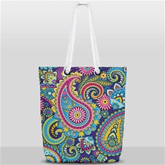 Ornament Full Print Rope Handle Tote (small) by Sobalvarro