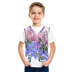 Flowers Roses Bluebells Arrangement Kids  Sportswear by Simbadda