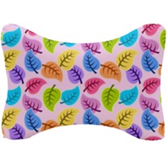 Background Abstract Leaves Color Seat Head Rest Cushion by Simbadda