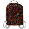 Background Abstract Texture Flap Pocket Backpack (Large) View3