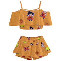 Dragonball Kids  Off Shoulder Skirt Bikini by Mezalola