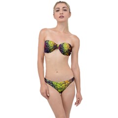 Background Star Abstract Colorful Classic Bandeau Bikini Set by HermanTelo