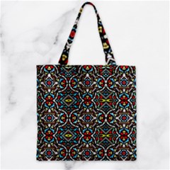 N 1 Zipper Grocery Tote Bag by ArtworkByPatrick