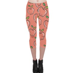 Fruit Apple Capri Leggings  by HermanTelo