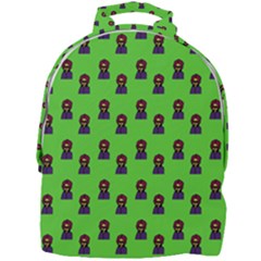 Nerdy 60s  Girl Pattern Green Mini Full Print Backpack by snowwhitegirl