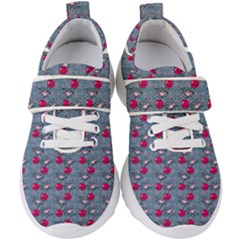 Cherries An Bats Kids  Velcro Strap Shoes by snowwhitegirl