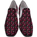 Cherries An Bats Black Women Slip On Heel Loafers View1