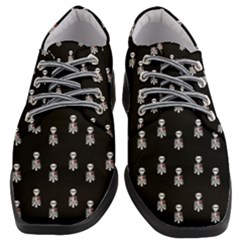 Heart Skeleton Pattern Women Heeled Oxford Shoes by snowwhitegirl