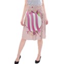 Easter Egg Colorful Spring Color Midi Beach Skirt View1