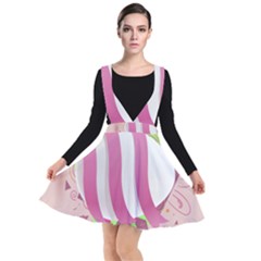 Easter Egg Colorful Spring Color Plunge Pinafore Dress by Simbadda