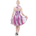 Easter Egg Colorful Spring Color Halter Party Swing Dress  View2