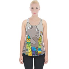 Kids Drawing Children Artwork Art Piece Up Tank Top by Simbadda