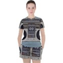 Radio Cassette Speaker Sound Audio Women s Tee and Shorts Set View1