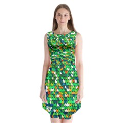 Funky Sequins Sleeveless Chiffon Dress   by essentialimage