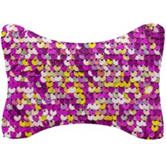 Funky Sequins Seat Head Rest Cushion by essentialimage