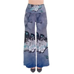 Sport, Surfboard With Flowers And Fish So Vintage Palazzo Pants by FantasyWorld7