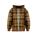 Plaid 5 Kids  Zipper Hoodie View1