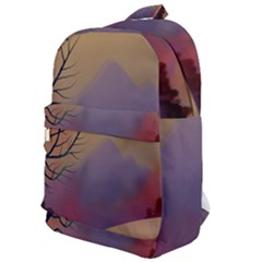 Landscape Illustration Nature Sky Classic Backpack by Simbadda