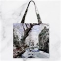 Tree Waterfall Landscape Nature Zipper Grocery Tote Bag View1