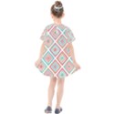 Ethnic Seamless Pattern Tribal Line Print African Mexican Indian Style Kids  Smock Dress View2