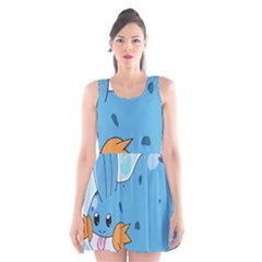 Patokip Scoop Neck Skater Dress by MuddyGamin9