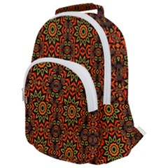 New Arrivals-b-5 Rounded Multi Pocket Backpack by ArtworkByPatrick