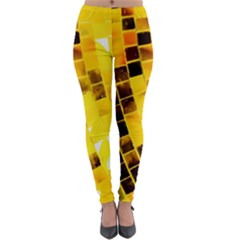 Golden Disco Ball Lightweight Velour Leggings by essentialimage