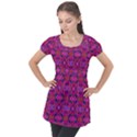 NEW ARRIVALS-B-7 Puff Sleeve Tunic Top View1