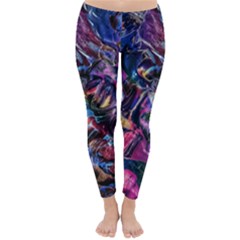 Multicolored Abstract Painting Classic Winter Leggings by Vaneshart