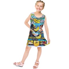 Creature From The Black Lagoon Bananas Kids  Tunic Dress by cypryanus