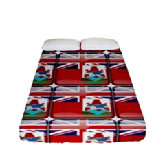 Flag Bermuda Fitted Sheet (full/ Double Size) by ArtworkByPatrick