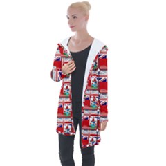 Flag Bermuda Longline Hooded Cardigan by ArtworkByPatrick