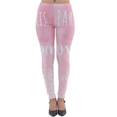 Paris, London, New York Lightweight Velour Leggings by Lullaby