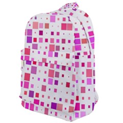 Background Square Pattern Colorful Classic Backpack by Simbadda