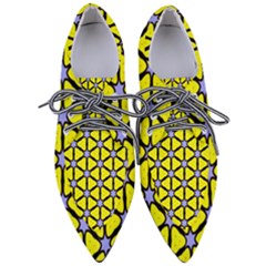 Pattern Modern Colorful Bright Women s Pointed Oxford Shoes by Simbadda