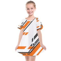 Abstract Art Pattern Kids  Smock Dress by Vaneshart