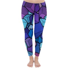 Geometric Pattern Classic Winter Leggings by Vaneshart