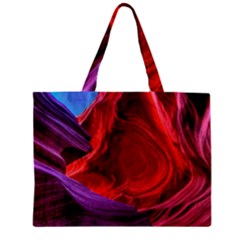 Flower Purple Petal Red Color Pink Hdr Magenta Lowerantelopecanyon Antelopecanyon Macro Photography Zipper Mini Tote Bag by Vaneshart