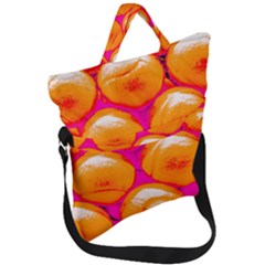 Pop Art Tennis Balls Fold Over Handle Tote Bag by essentialimage