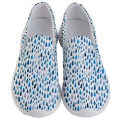 Rain Drops Men s Lightweight Slip Ons by HelgaScand