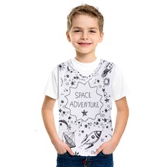 Space Elements Kids  Sportswear by Vaneshart