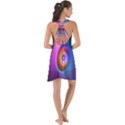 3d Abstract Fractal Bright Show Some Back Chiffon Dress View2