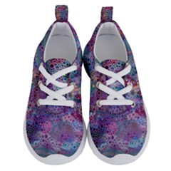 Stains Circles Watercolor Colorful Abstract Running Shoes by Vaneshart